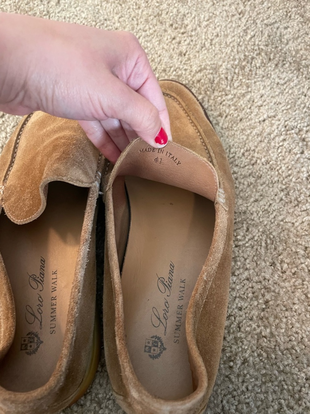 Loro Piana Camel Loafers - Picture 8 of 9